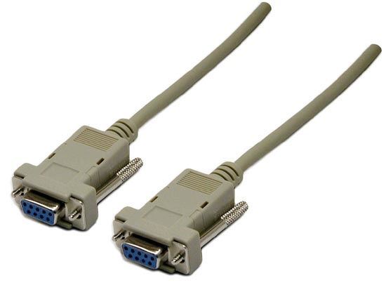 2m DB9 Female/Female Straight Through Cable