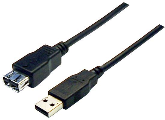 2M USB 2.0 CABLE TYPE A MALE/FEMALE