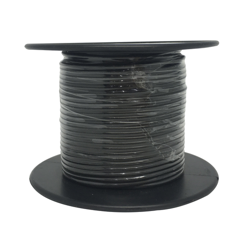 CABLE HU RND 13X0.12MM L/D BLK 25M RL