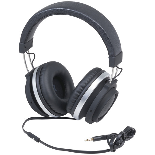 HEADPHONES STEREO OVER EAR BLK