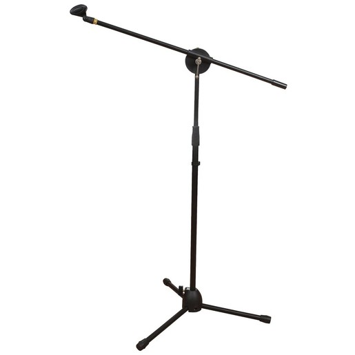 STAND MIC PRO W/ADJ BOOM & HEIGHT BLK