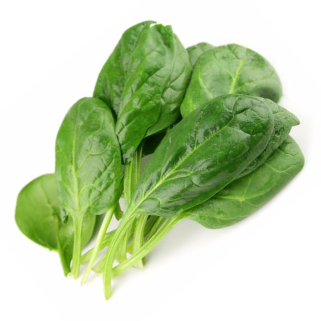 Spray free spinach
