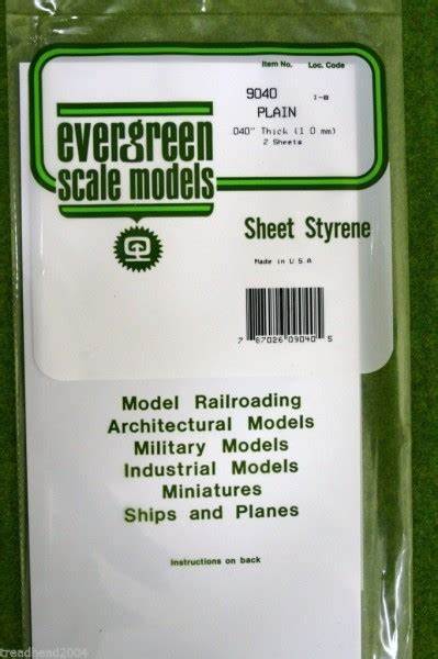 Evergreen Scale Models  #9040