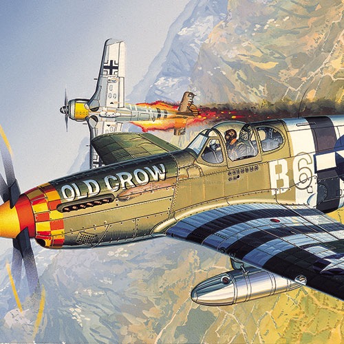 Academy 1/72 P-51B Mustang The Fighter of World War 11