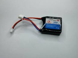 Lipo Battery with servo plug for charging  V2 350mah 7.4v 30C SCX24