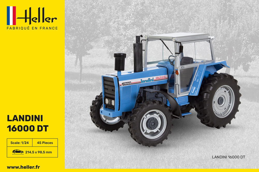 Heller 1/24 Landini 16000 DT Starter Kit, 57403