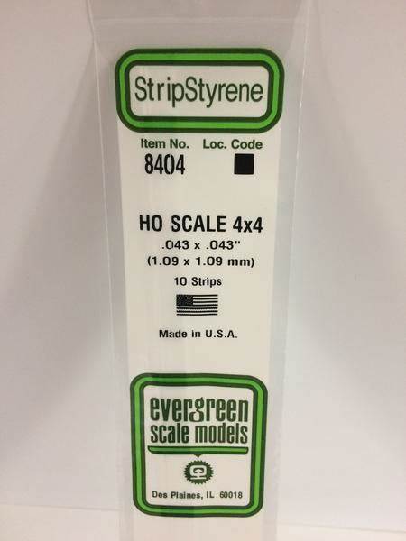 Evergreen Scale Models #8404