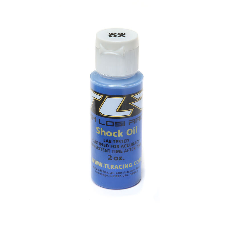 TLR Silicone Shock Oil, 20WT, 195CST, 2oz; TLR74002
