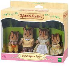 Sylvanian Family Walnut Squirrel Family