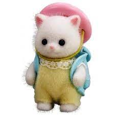 Sylvanian Family 5456 Persian Cat Baby