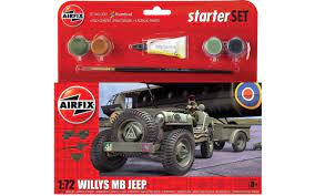 Airfix 1:72 Willys MB Jeep Starter Kit