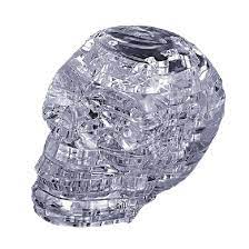 Crystal Puzzle 3D Skull Clear
