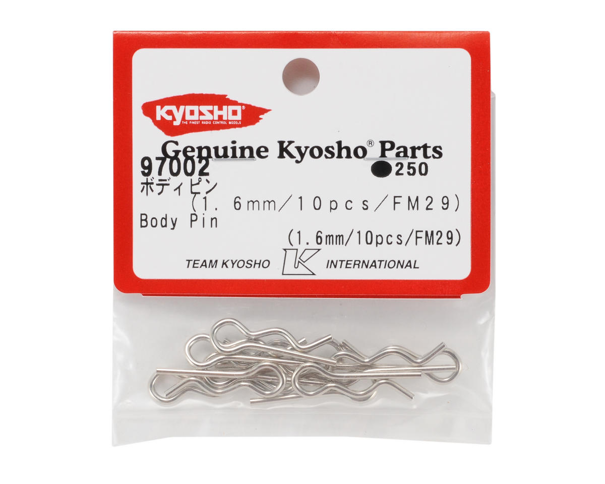 Kyosho body pins 1.6mm (10 pcs)