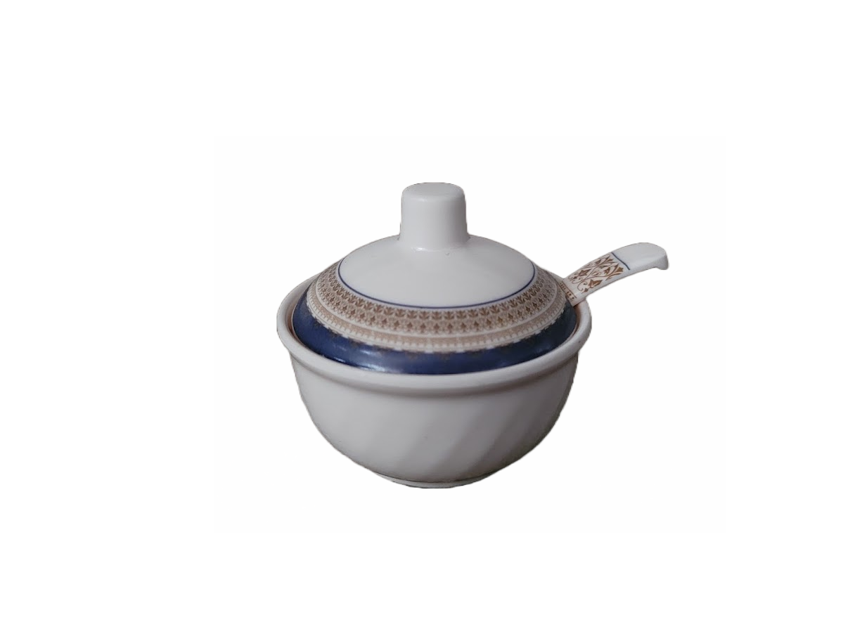 SALT POT W/SPOON