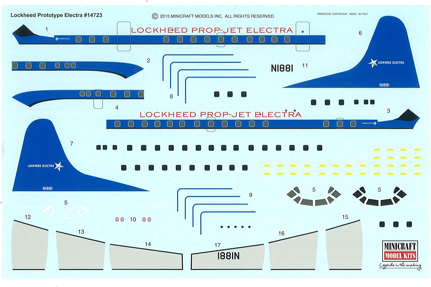 Minicraft Model Kits 1/144 L188 Electra 14723