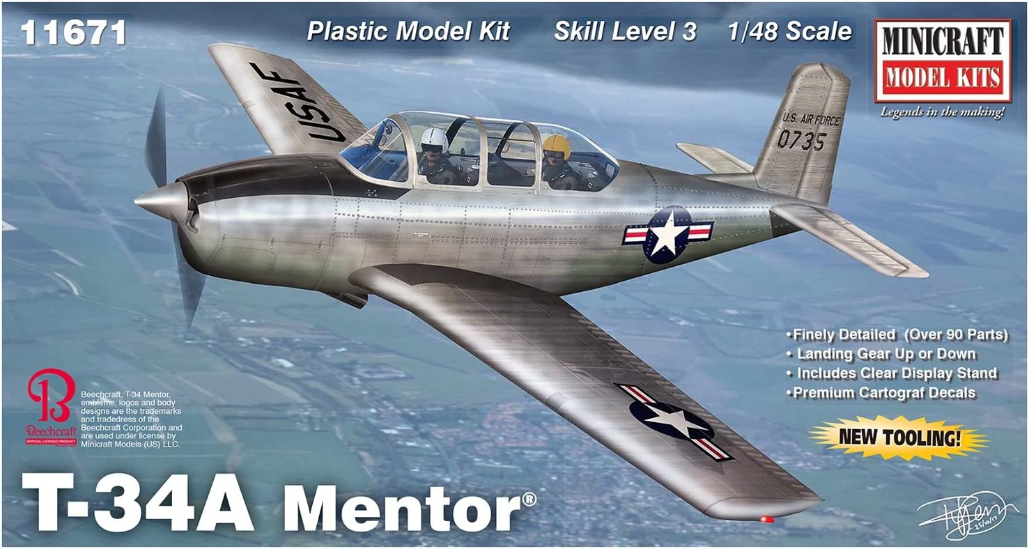 Minicraft Model Kits 1/48 T-34A Mentor 11671