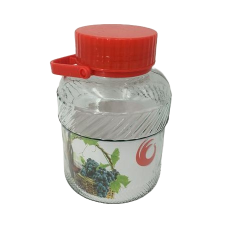 2L GLASS STORAGE BOTTLE