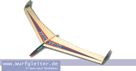 Aero-Naut Quax Flying Wing Balsa Glider 1004/00