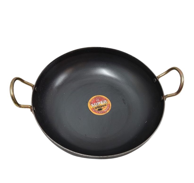 KM112 KARAHI IRON BLK METAL 12''