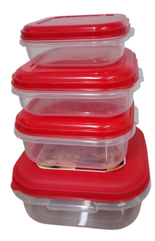 4PC FRESHCO SQ CONTAINER SET