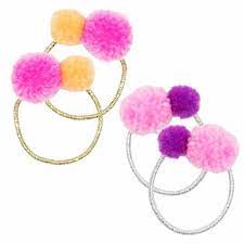 Pink Poppy Magical Cutie Pom Pom Hair Elastic