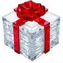Crystal Puzzle Gift Box Red Ribbon