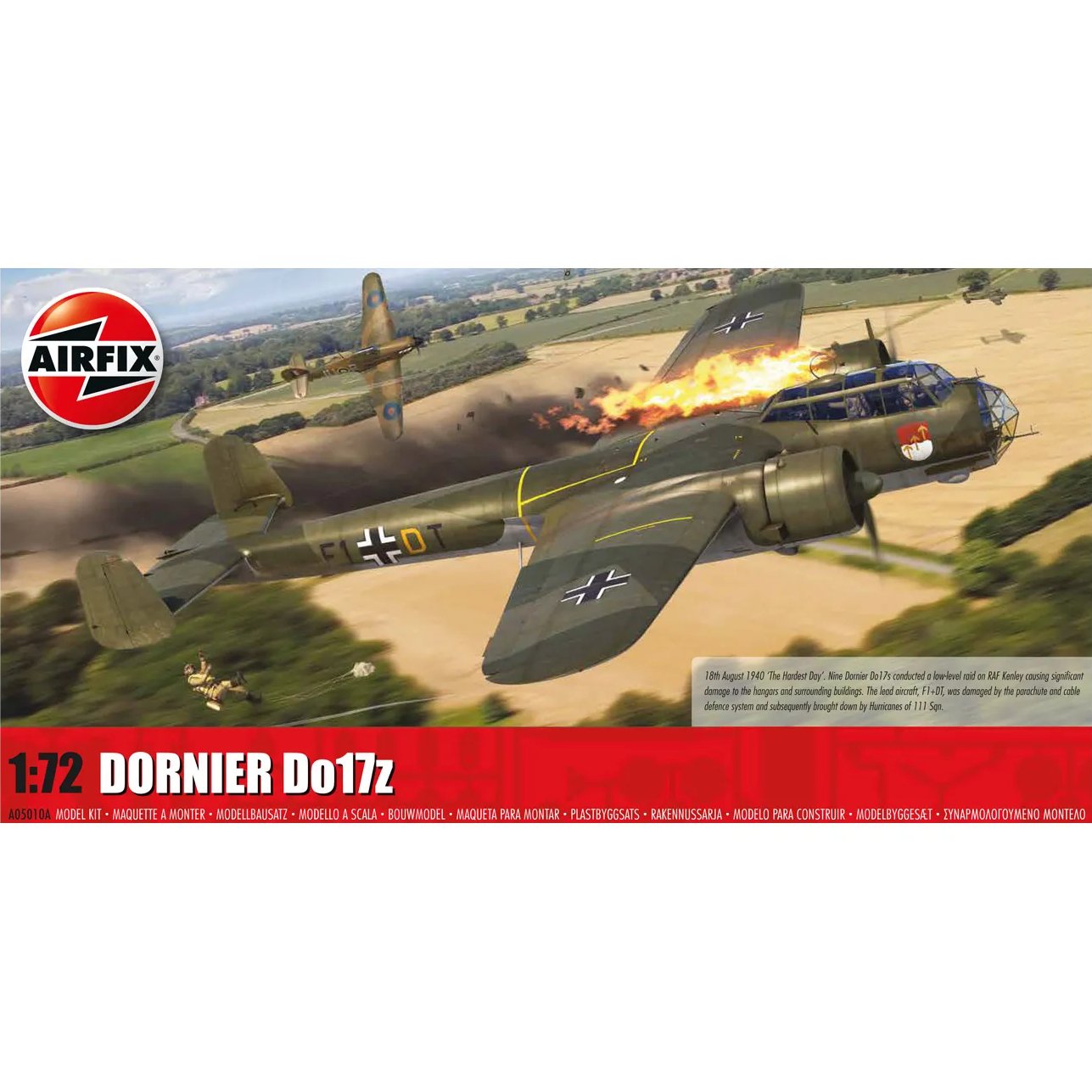 Airfix 1:72 Dornier Do17z A05010A