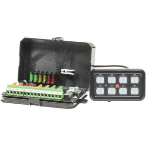 8 Way Switch Panel with Voltage Protection 60A KIT