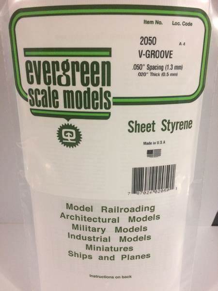 Evergreen Scale Models #2050 V-Groove