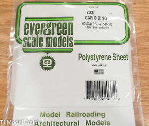Evergreen Scale Models #2037 Car Siding
