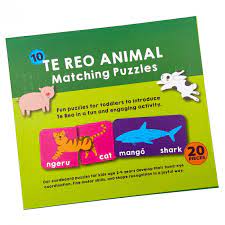 Te Reo Animal Matching Puzzle
