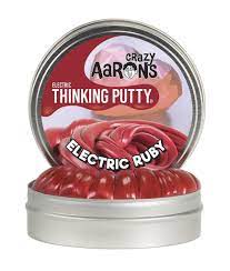 Aarons Thinking Putty - Electric Ruby  5cm