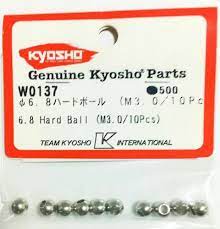 Kyosho W0137 6.8 Hard Ball (M3.0/10pc)