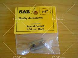 SAB H97 Ball Round Socket 4.76mm bore