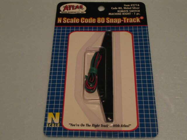 Atlas N Scale Code 80 Snap-Track Remote Switch