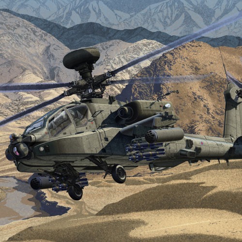 Academy 1/72 British Army AH-64D 'Afghanistan'