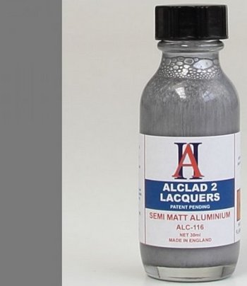 Alclad 11 Lacquer Semi Matt Aluminium ALC 116