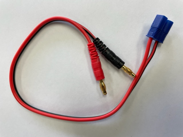 Battery Charger Cables: Banana Plugs to EC3
