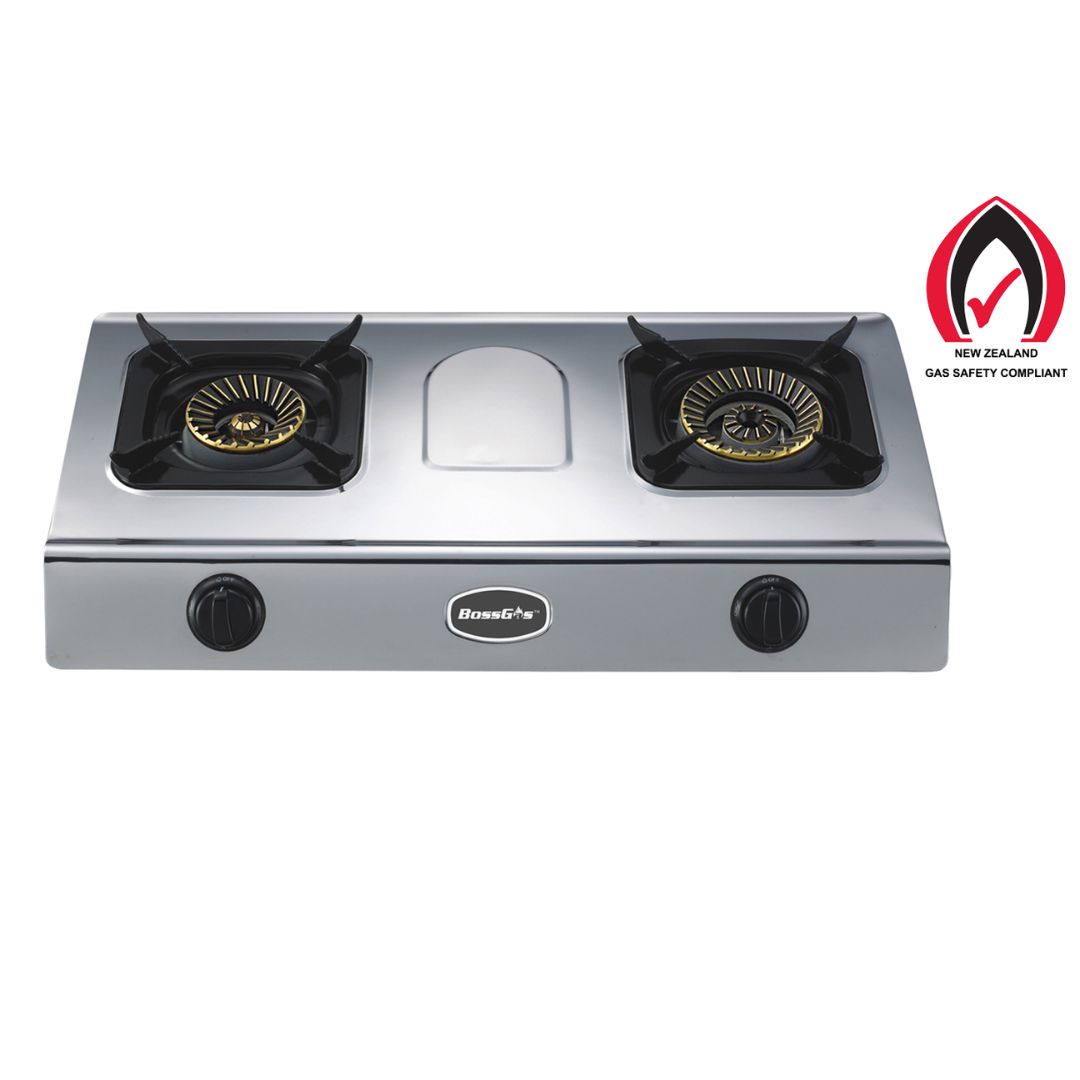 DOUBLE S/S GAS STOVE