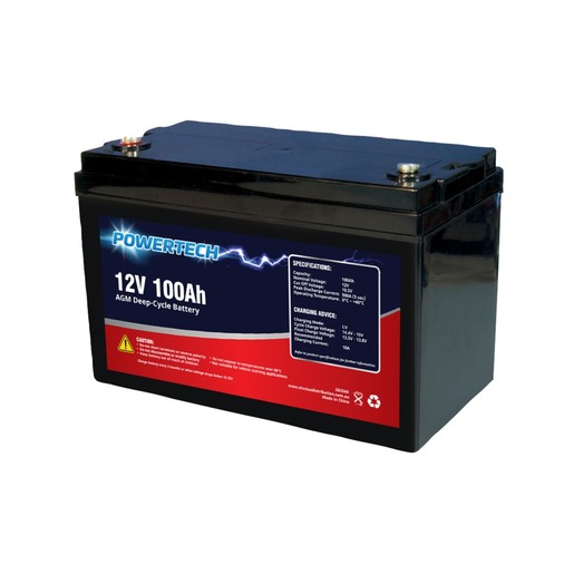 12V 100Ah AGM Deep Cycle Battery - Save $50