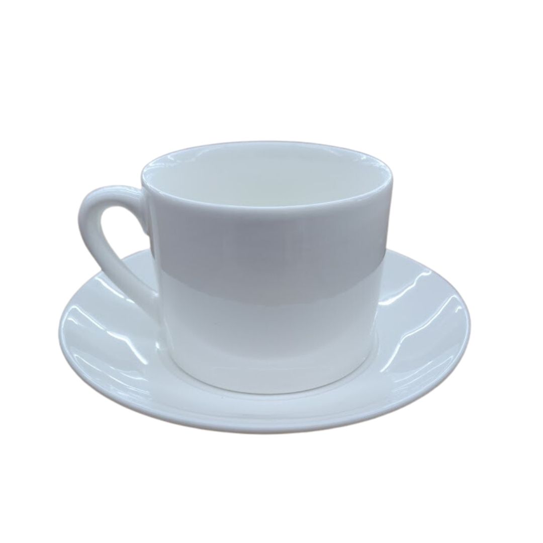 6PC CERAMIC CUP & SAUCER SET