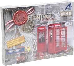 Artesania Latina 1:10 Heritage Collection TELEPHONE BOOTH RED