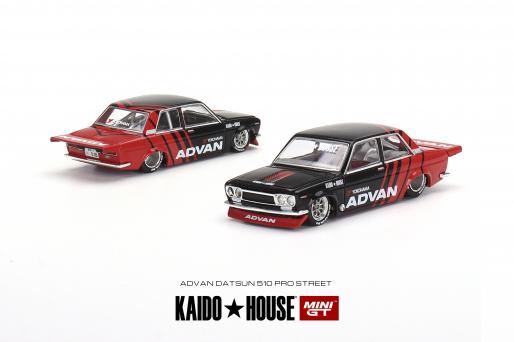 Mini GT 1:64 Kaido House Datsun 510 Pro Street ADVAN #032