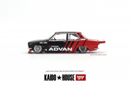 Mini GT 1:64 Kaido House Datsun 510 Pro Street ADVAN #032
