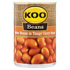 Koo Butter Beans in Tangy Curry Sauce