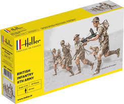 Heller 1:72 British Infantry 8TH Army