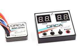 Orca 800 Series 80A waterproof brushed ESC and programme card