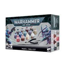 60-12 Warhammer 40,000 Paints + Tools Set
