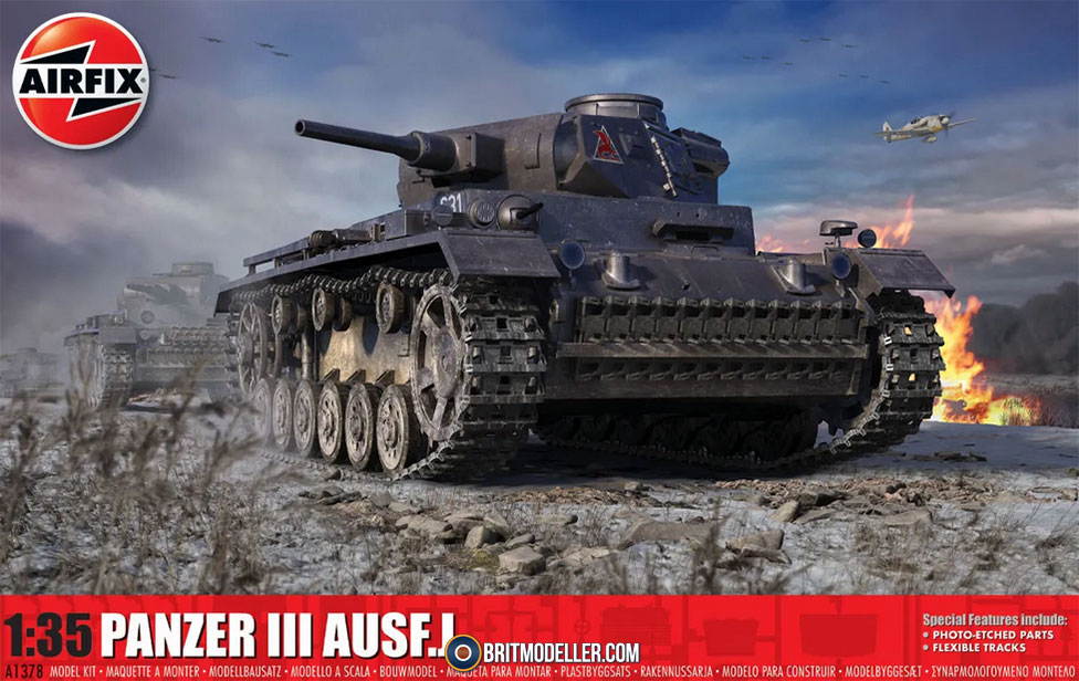 Airfix 1:35 Tank Panzer III Ausf.J