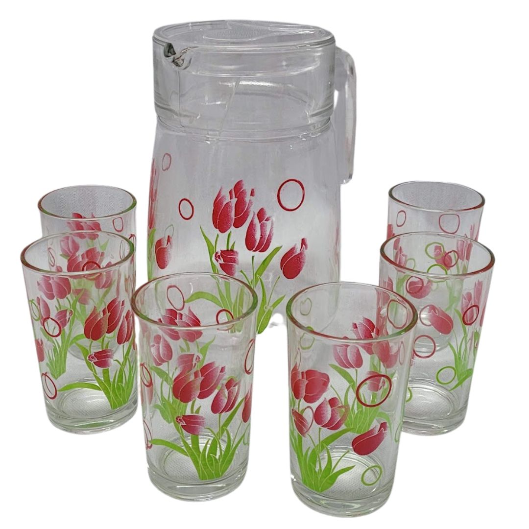 7PCS JUG & GLASS SET